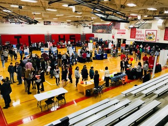 Students meet local employers at the annual Career Expo.