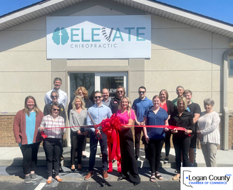 Logan County Chamber Ribbon Cutting at Elevate Chiropractic in Bellefontaine