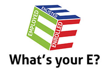 What's your E? Employed, Enlisted, Enrolled