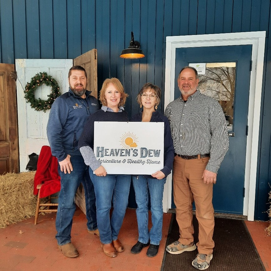 Heaven's Dew Logan County Chamber Business of the Month January 2024